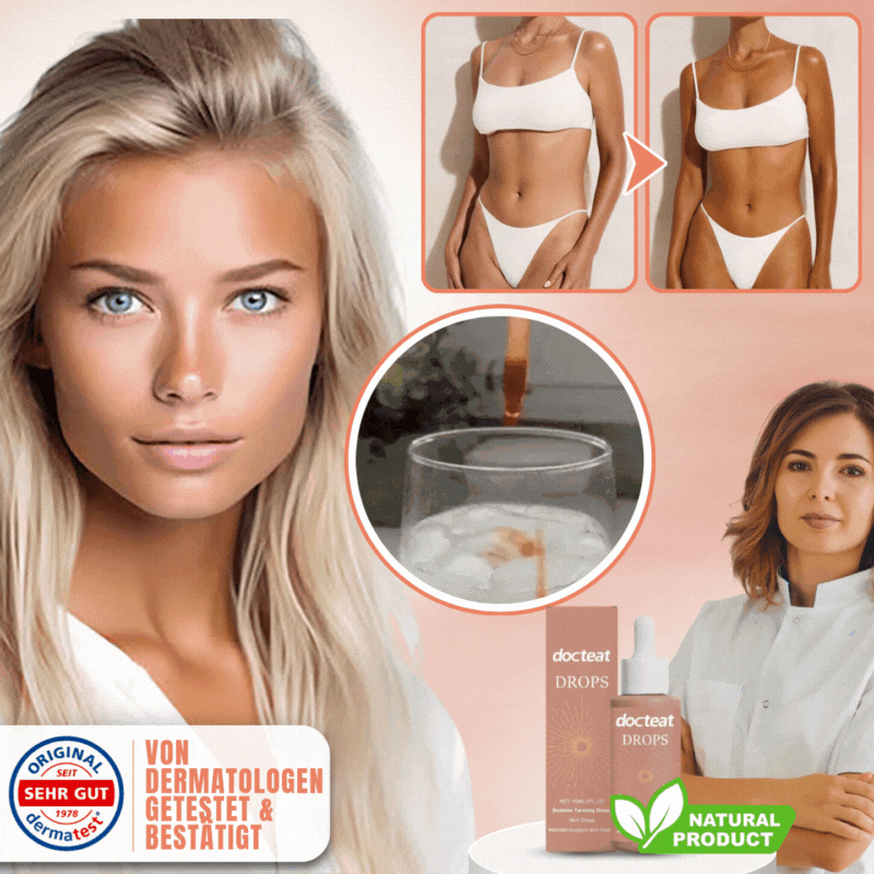 SunKiss™ | Trinkbare Sonnenbräunungstropfen