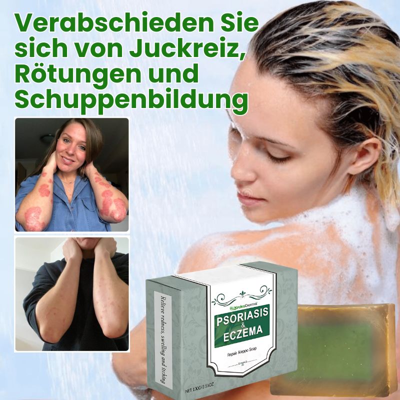 KrokoDerma™ | Krokodilöl-Seife gegen Psoriasis und Ekzeme