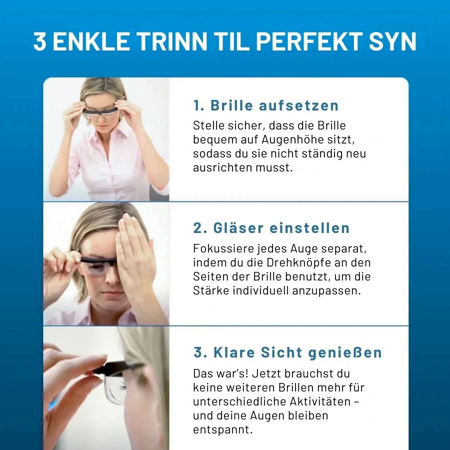 OptiFlex™ | Verstellbare Brille mit Sehstärke