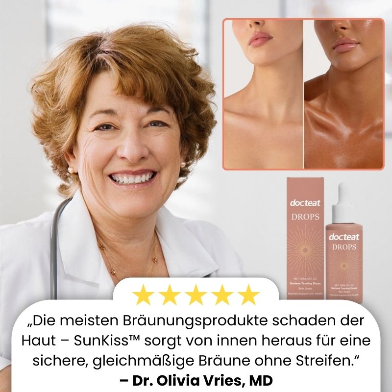 SunKiss™ | Trinkbare Sonnenbräunungstropfen