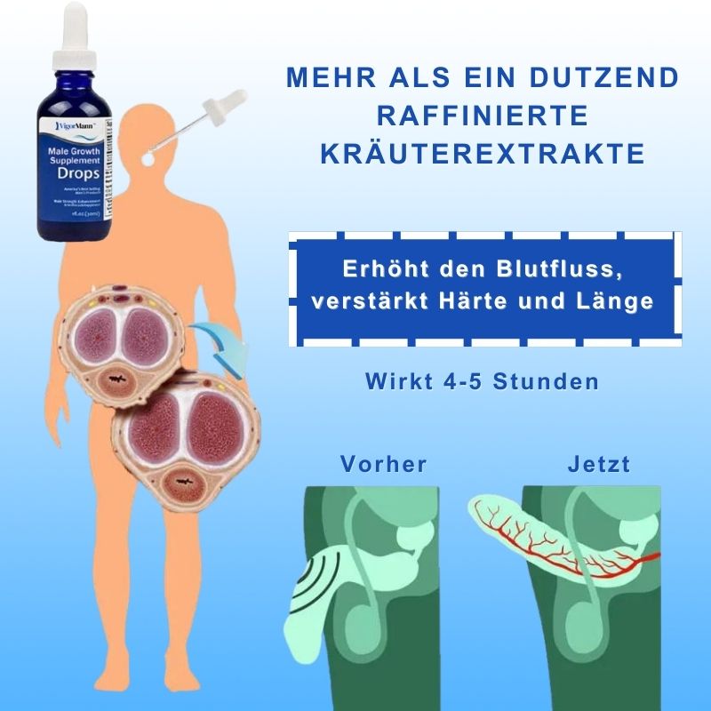 VigorMann™ | Männliches Wachstumsergänzungsmittel Tropfen