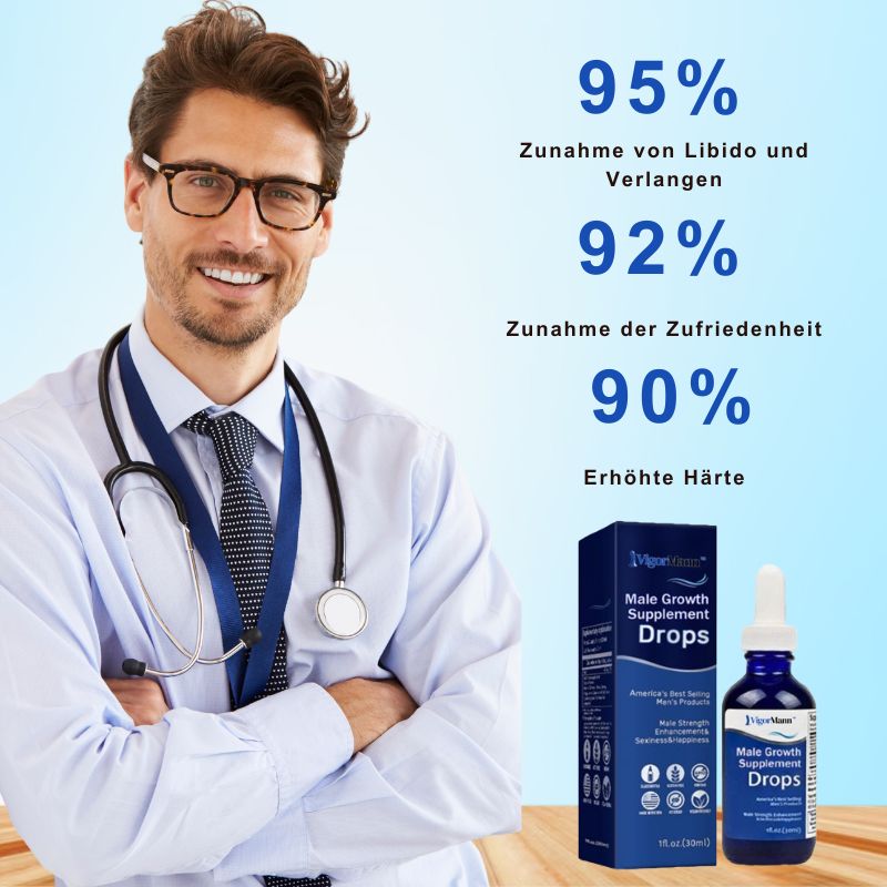 VigorMann™ | Männliches Wachstumsergänzungsmittel Tropfen