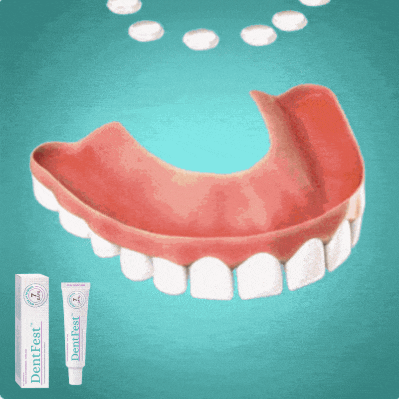 DentFest™ | Thermoplastischer Prothesen-Haftstreifen
