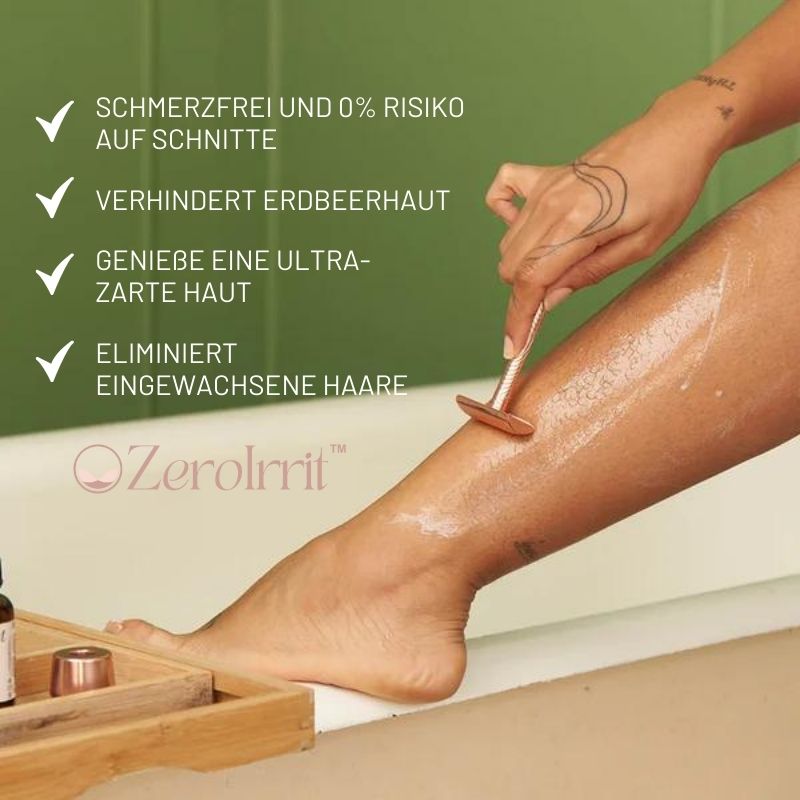 ZeroIrrit™ | Beruhigender Haut-Sicherheitsrasierer