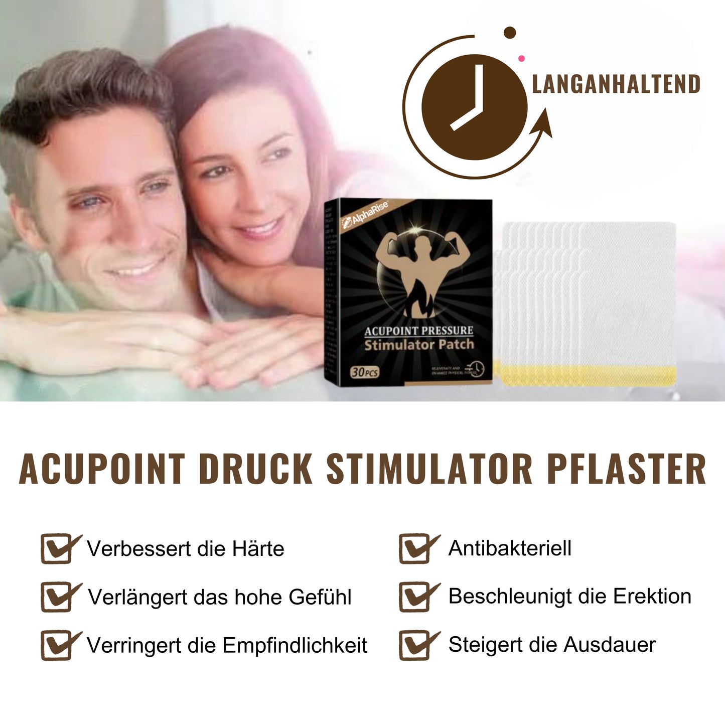 AlphaRise™ | Erektion Stimulation Pflaster