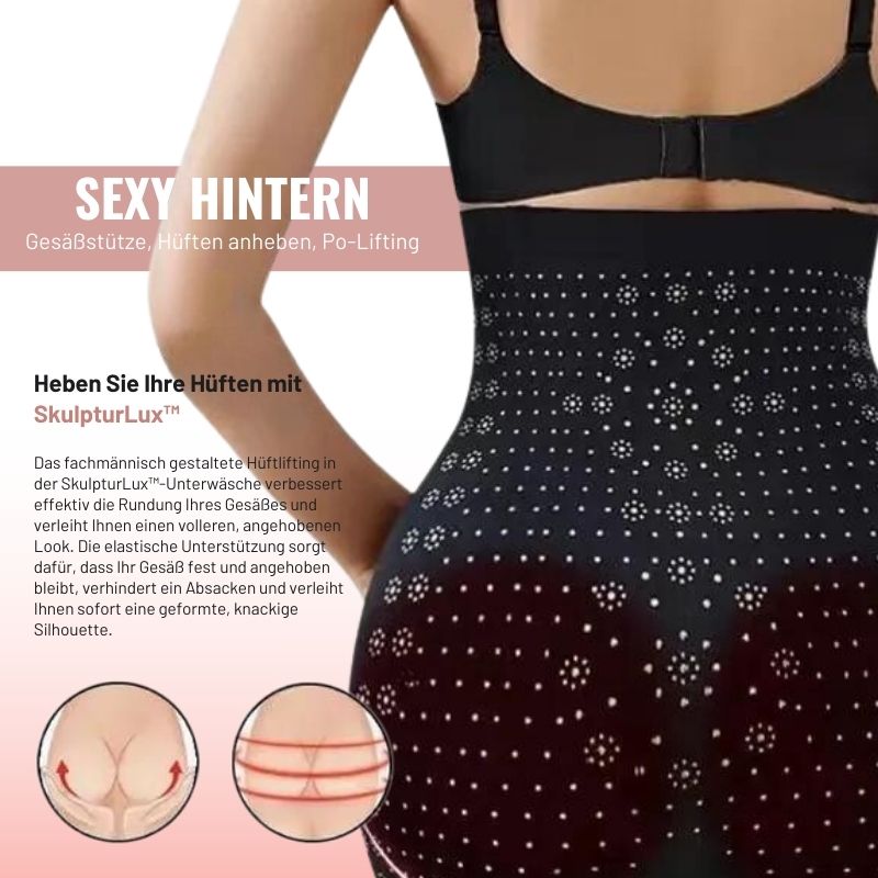 SkulpturLux™ | Slim Fit Hosen, Nahtlos stylisch mit hohem Bund