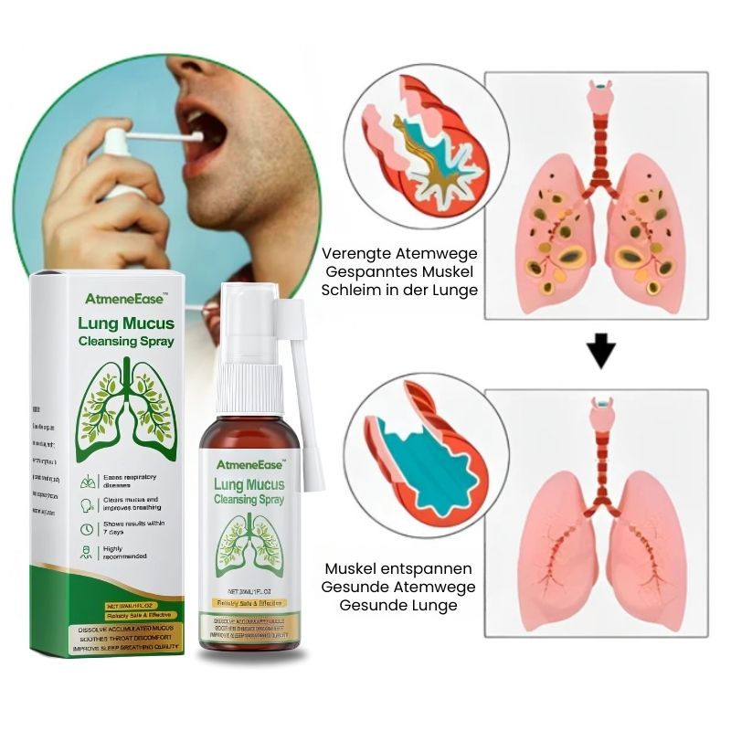 AtmeneEase™ | Lungen-Schleimreiniger Spray