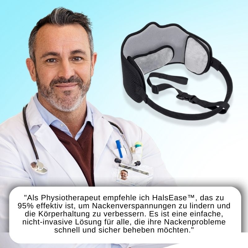 HalsEase™ | Tragbarer Nackenstrecker-Tür-Hängemattensystem