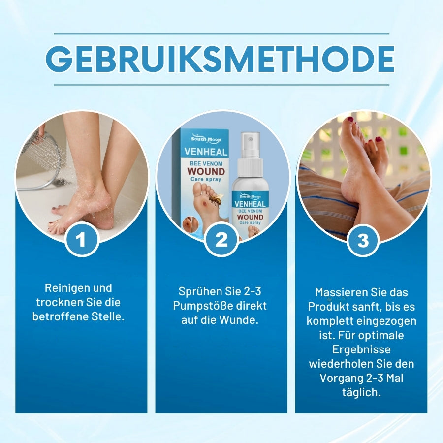 DiaCure™ | VenHeal Bienengift Diabetische Wundspray
