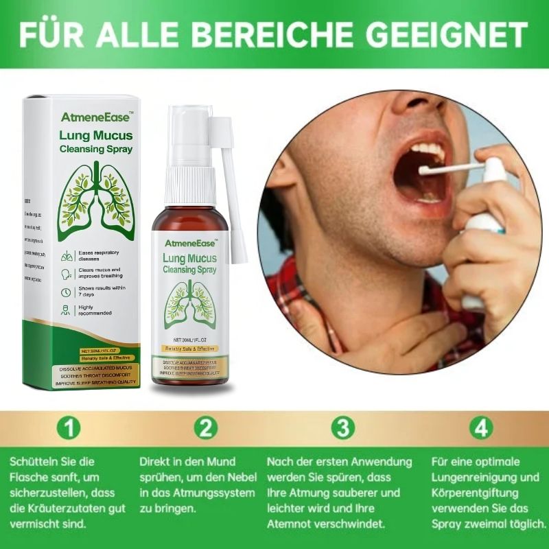 AtmeneEase™ | Lungen-Schleimreiniger Spray