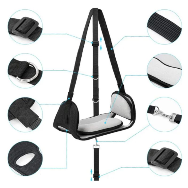 HalsEase™ | Tragbarer Nackenstrecker-Tür-Hängemattensystem