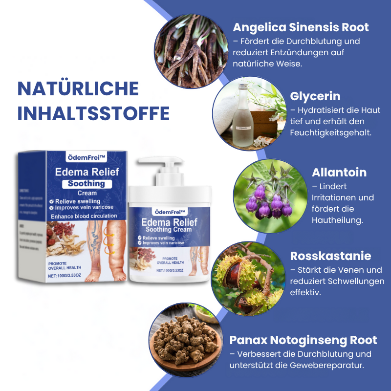 ÖdemFrei™ | Lindernde Creme bei Ödemen