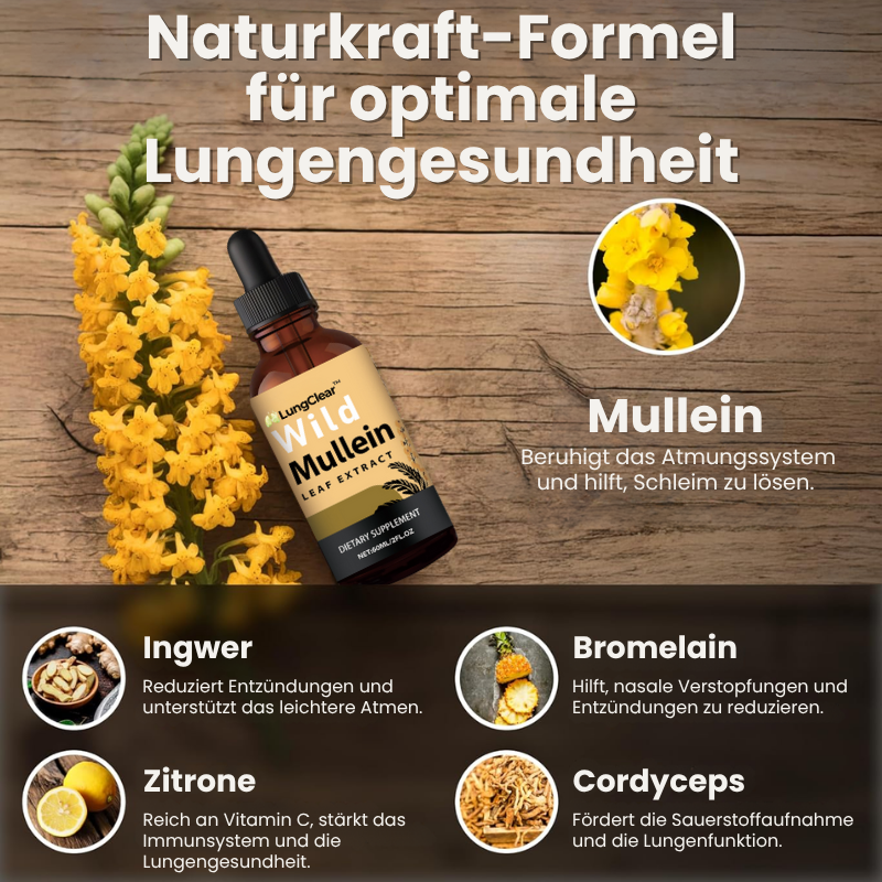 LungClear™ | Ergänzung zur Unterstützung der Lungenfunktion