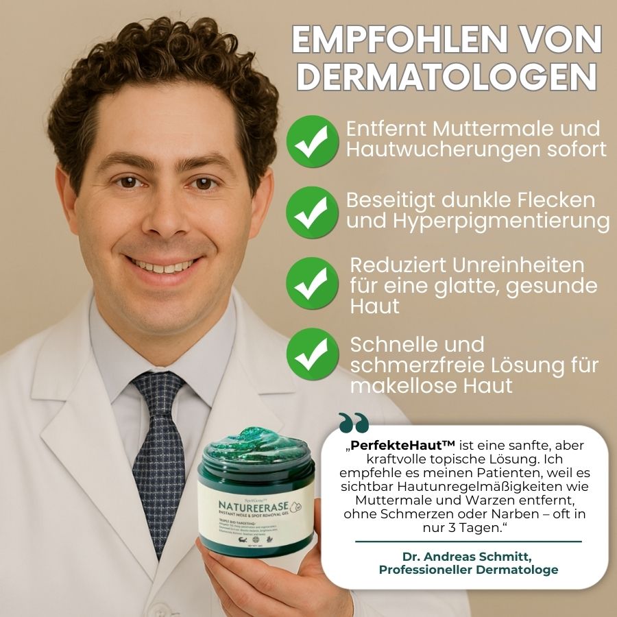PerfekteHaut™ | Sofort-Gel zur Entfernung von Muttermalen & Flecken
