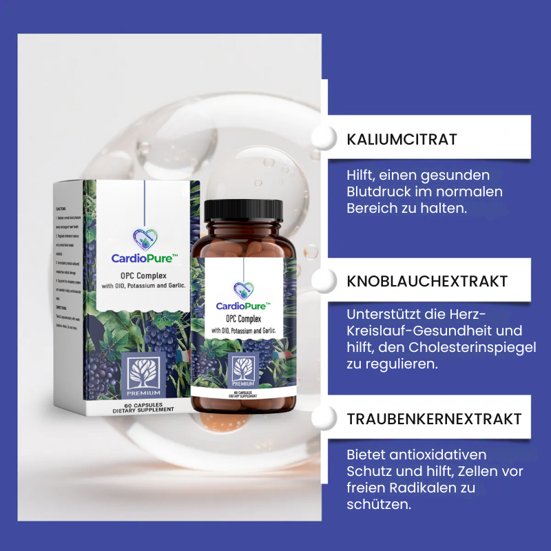 CardioPure™ | Natürliche Unterstützung für Blutdruck und Herzgesundheit