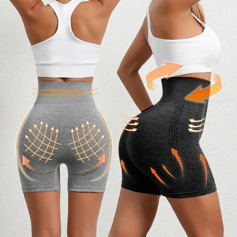 SchlankFlex™ | Mikro-Vibrationsmassage-Modul Ice Silk Ion Fiber Repair Shaping Shorts