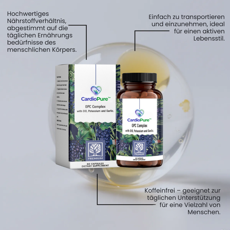 CardioPure™ | Natürliche Unterstützung für Blutdruck und Herzgesundheit