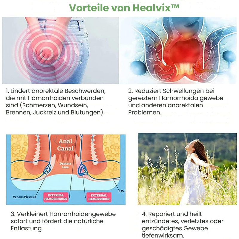 Healvix™ | Beruhigende Hämorrhoidencreme