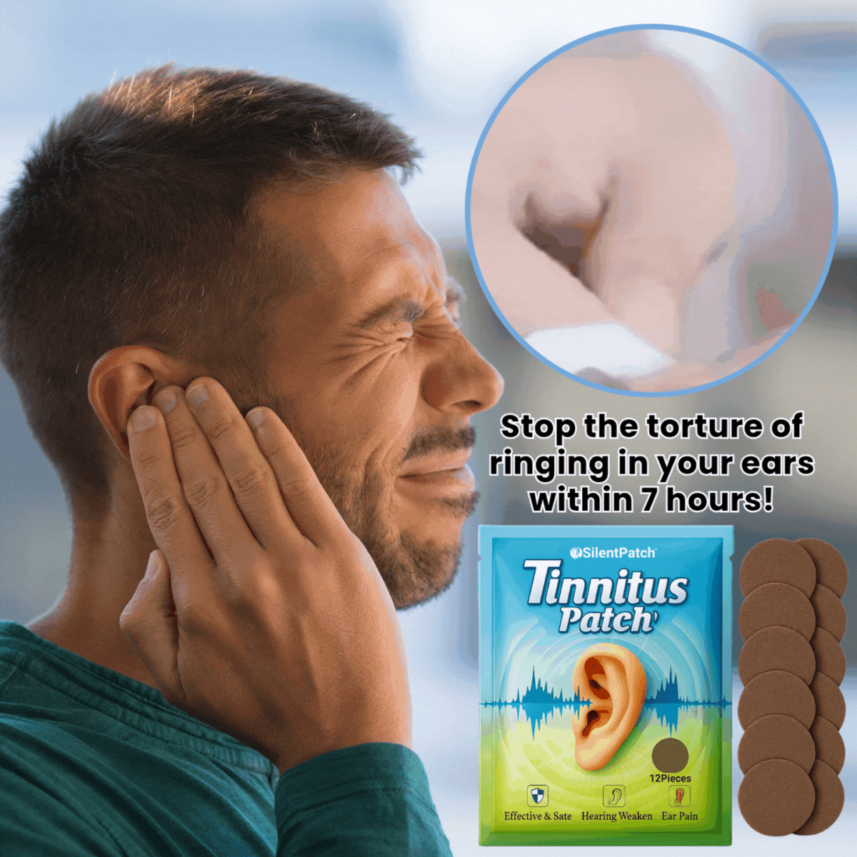 SilentPatch™ | Anti-Tinnitus-Pflaster