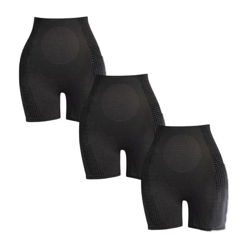 SchlankFlex™ | Mikro-Vibrationsmassage-Modul Ice Silk Ion Fiber Repair Shaping Shorts