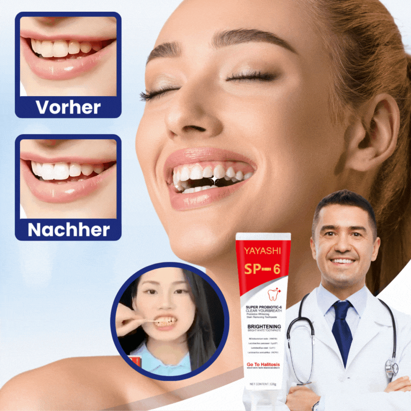 ReinWeiß™ | Probiotische Intensive Zahnaufhellungszahnpasta