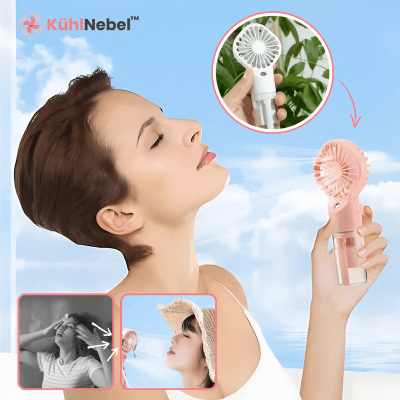 KühlNebel™ | Tragbarer Ventilator