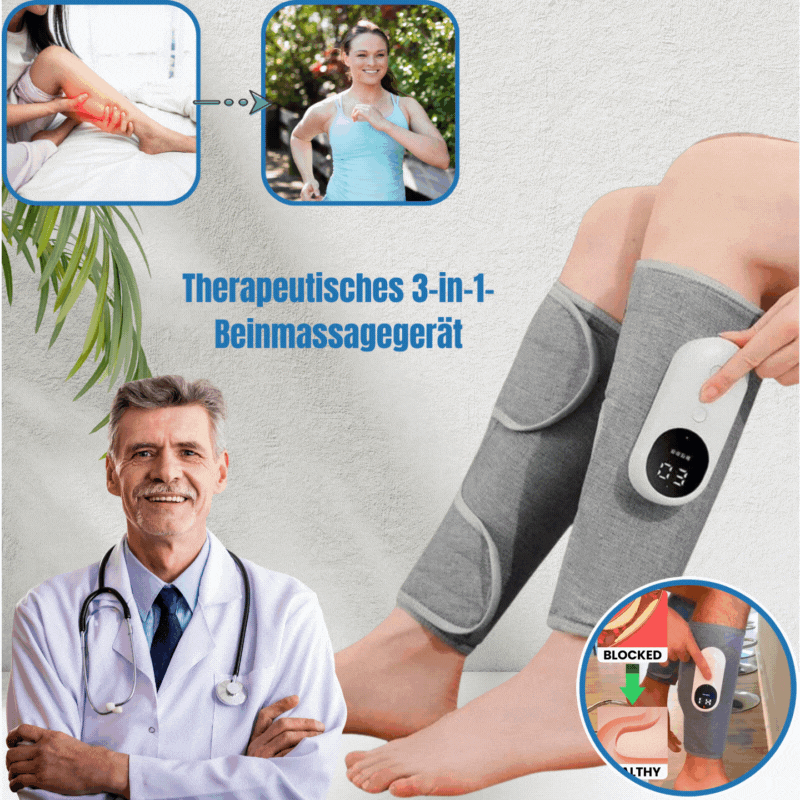 BeinMassager™ | Beseitigt Beinschwellungen, Schmerzen und Krämpfe in nur wenigen Minuten!