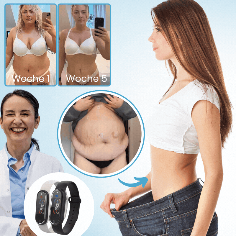 SlimPuls™ | Ultraschall-Detox-Armband für Fettverbrennung & Blutzuckerregulation
