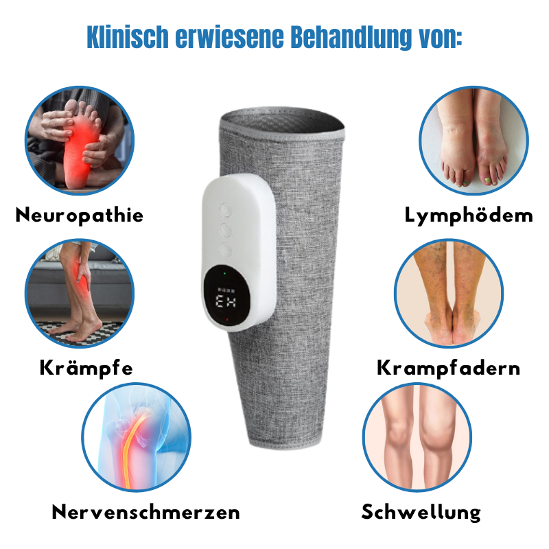 BeinMassager™ | Beseitigt Beinschwellungen, Schmerzen und Krämpfe in nur wenigen Minuten!