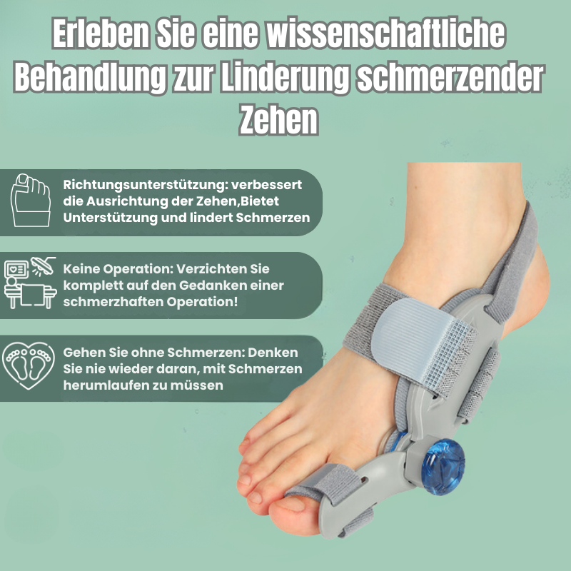 ZehenFrei™ | Lindern Sie jahrelange Ballenzehen bei täglicher Anwendung in nur 30 Minuten!