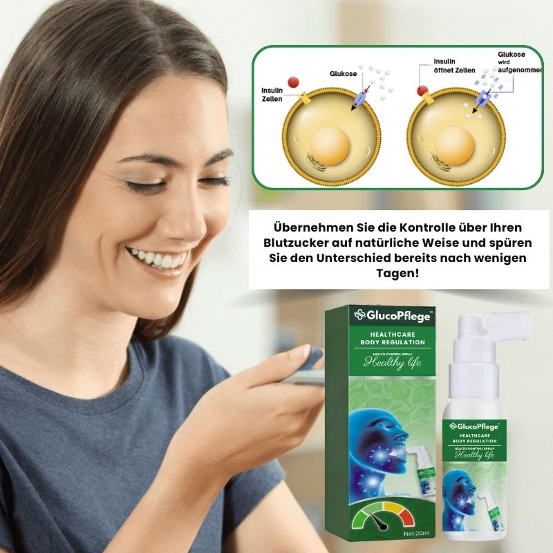 GlucoPflege™ | Natürliches Insulin-Spray