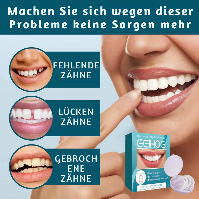 ZahnPflege™ | Lächeln Sie ohne Sorgen in nur 1 Sekunde!