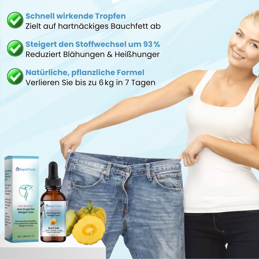 RapidTone™ | Fettverbrennende Diättropfen zur Gewichtsreduktion