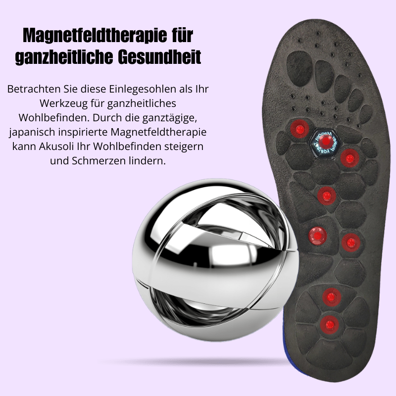 InsolStütze™ | Holen sich sofortige Linderung für schmerzende Füße mit magnetischen Akupressur-Einlegesohlen