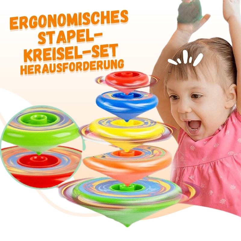 TwirlGriff™ | Ergonomisches Stapelkreisel-Set