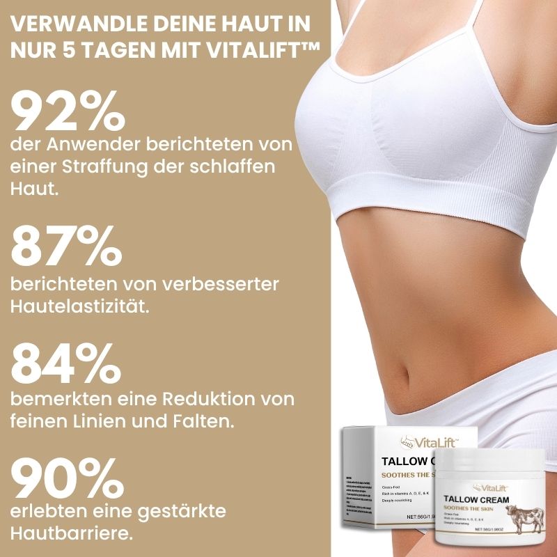 VitaLift™ | Rinderfett für Hautstraffung