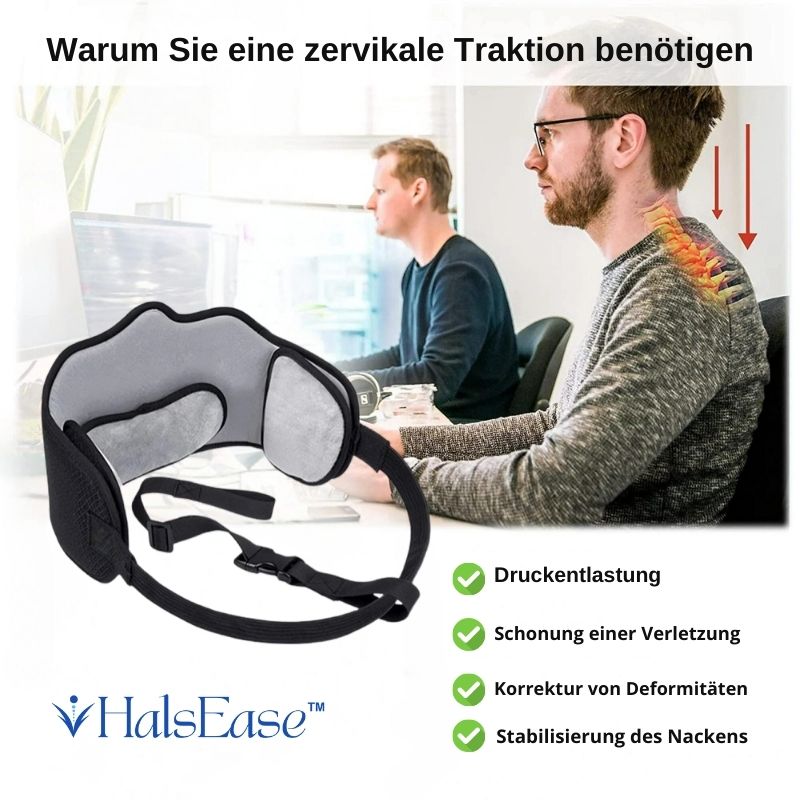 HalsEase™ | Tragbarer Nackenstrecker-Tür-Hängemattensystem