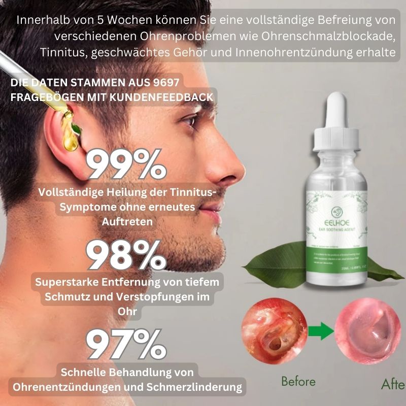 TinniTropfen™ | Organische Kräutertropfen gegen Tinnitus