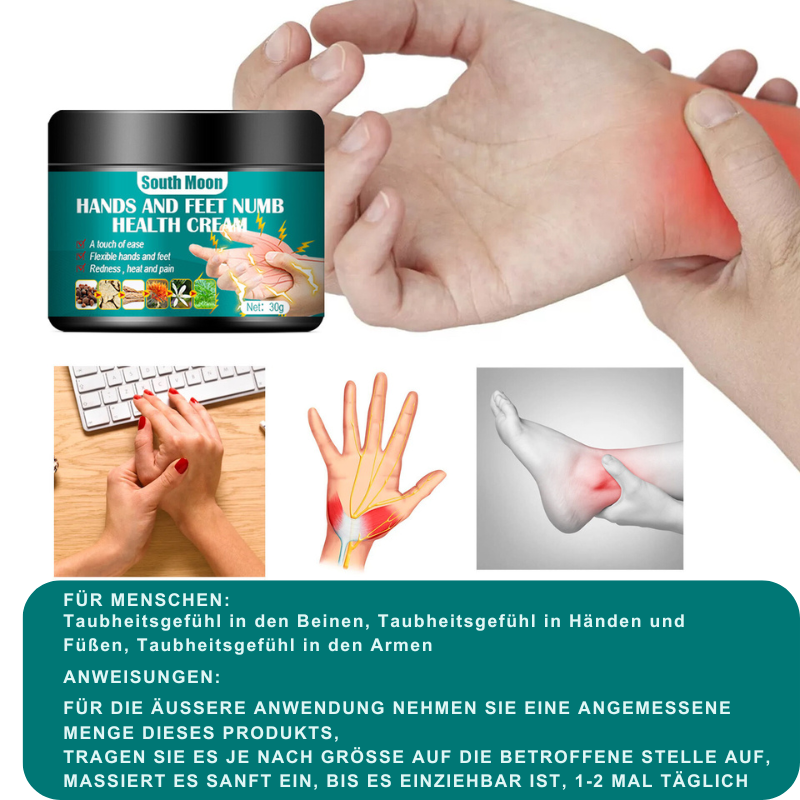 SchmerzFrei™ | Sofortige Linderung mit natürlicher Neuropathie-Creme in nur 7 Tagen!