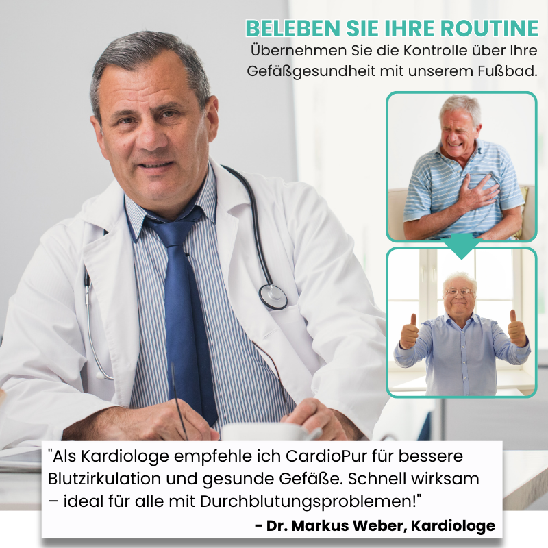 CardioPur™ | Reinigen Sie Ihre Blutgefäße mit fortschrittlicher Fußtherapie!
