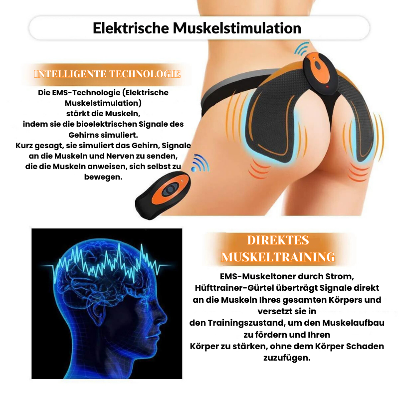Po-Lifting™ EMS Gerät | Kein Hängender Po Mehr in Nur 7 Tagen!