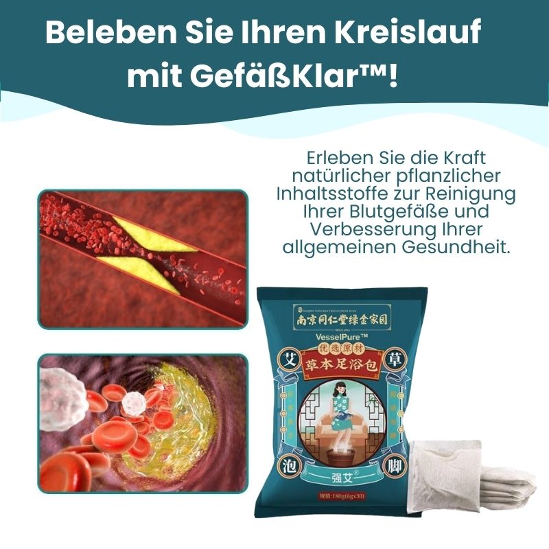 GefäßKlar™ | Kräuterfußbad