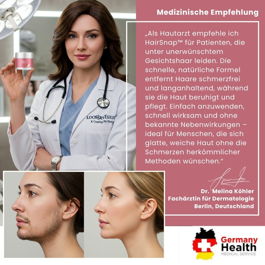 HairSnap™ | Gesichts-Haarentfernungscreme