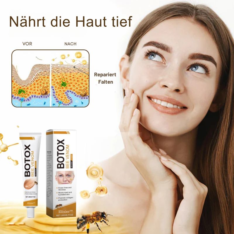 (🐼Produziert in Deutschland✅) 👩‍⚕️Elixier™ Botox Bienengift Faltenentfernungscreme - (LETZTER TAG 70% RABATT)