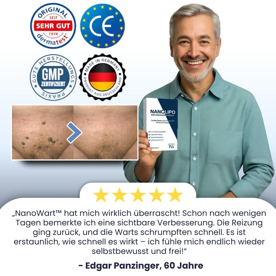 NanoWart™ | Diskrete, wartauflösende Ampullen