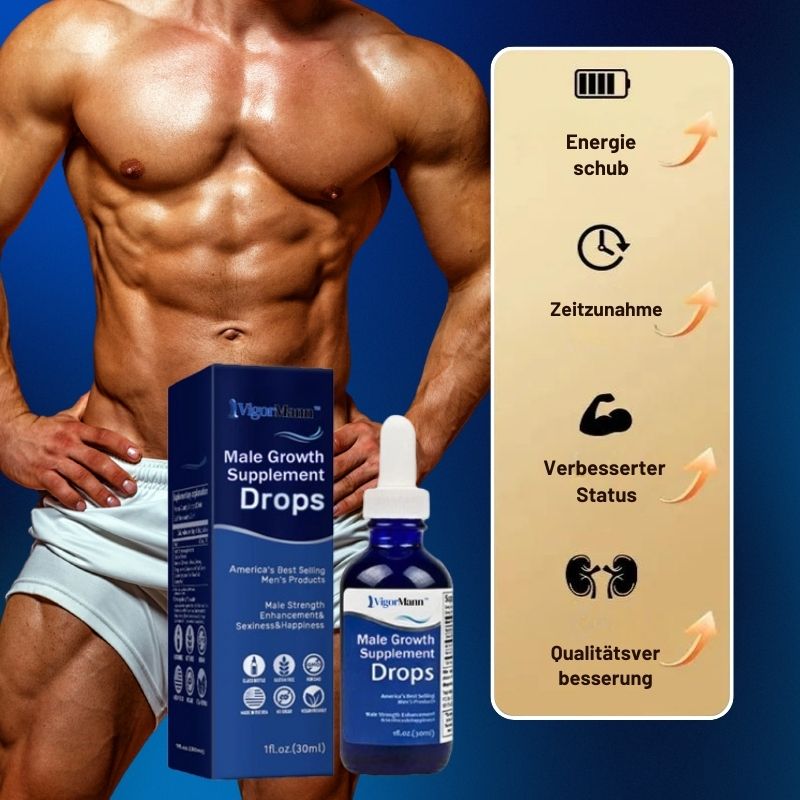 VigorMann™ | Männliches Wachstumsergänzungsmittel Tropfen
