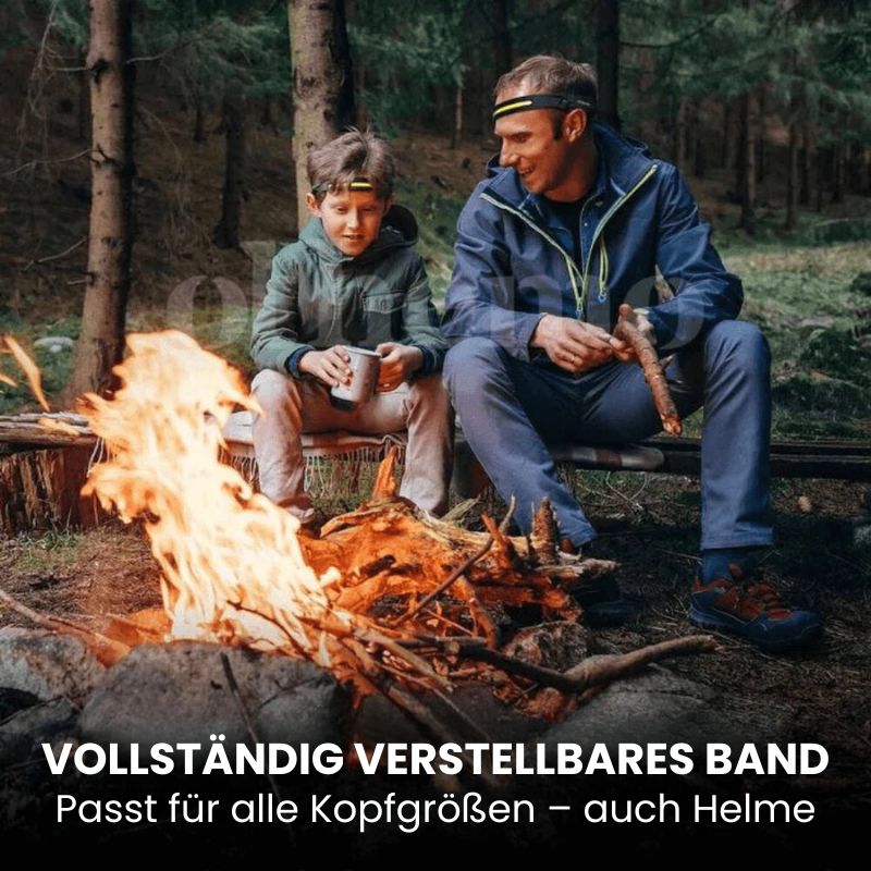 LumiBand™ | 230° Panoramische LED-Stirnlampe für freihändige Beleuchtung