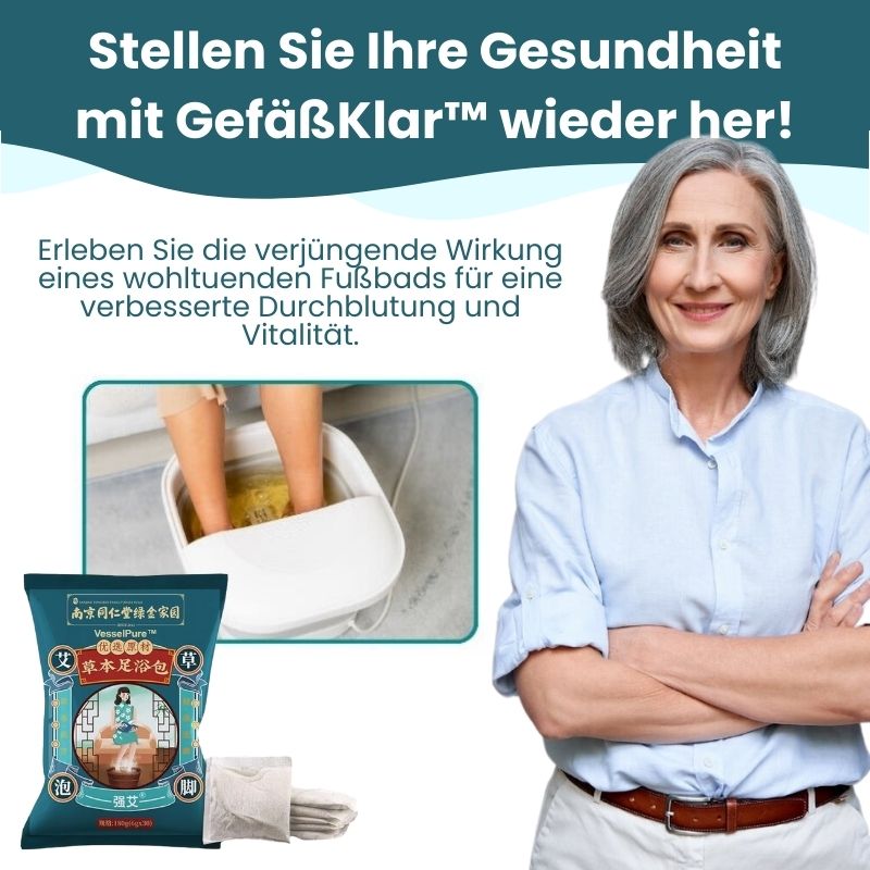 GefäßKlar™ | Kräuterfußbad