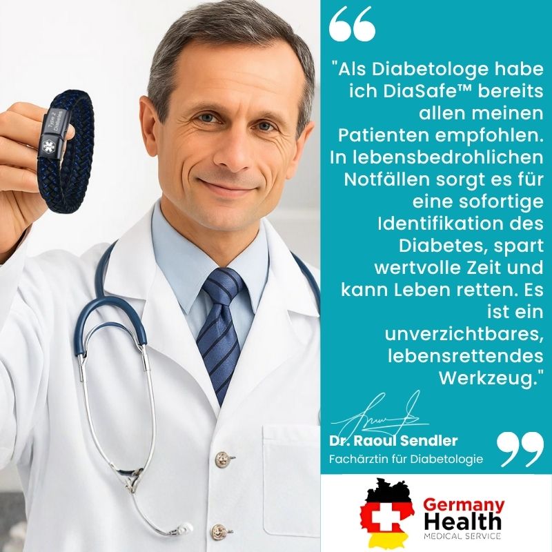 DiaSafe™ | Medizinisches Armband für Diabetiker