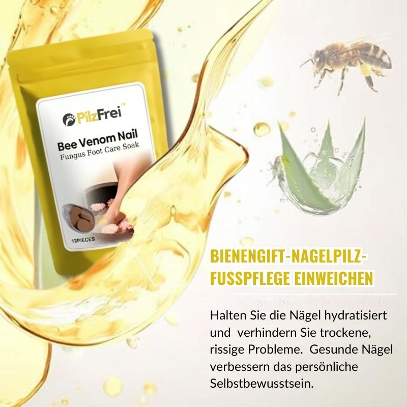 PilzFrei™ | Bienengift-Nagelpilz-Fußpflege einweichen